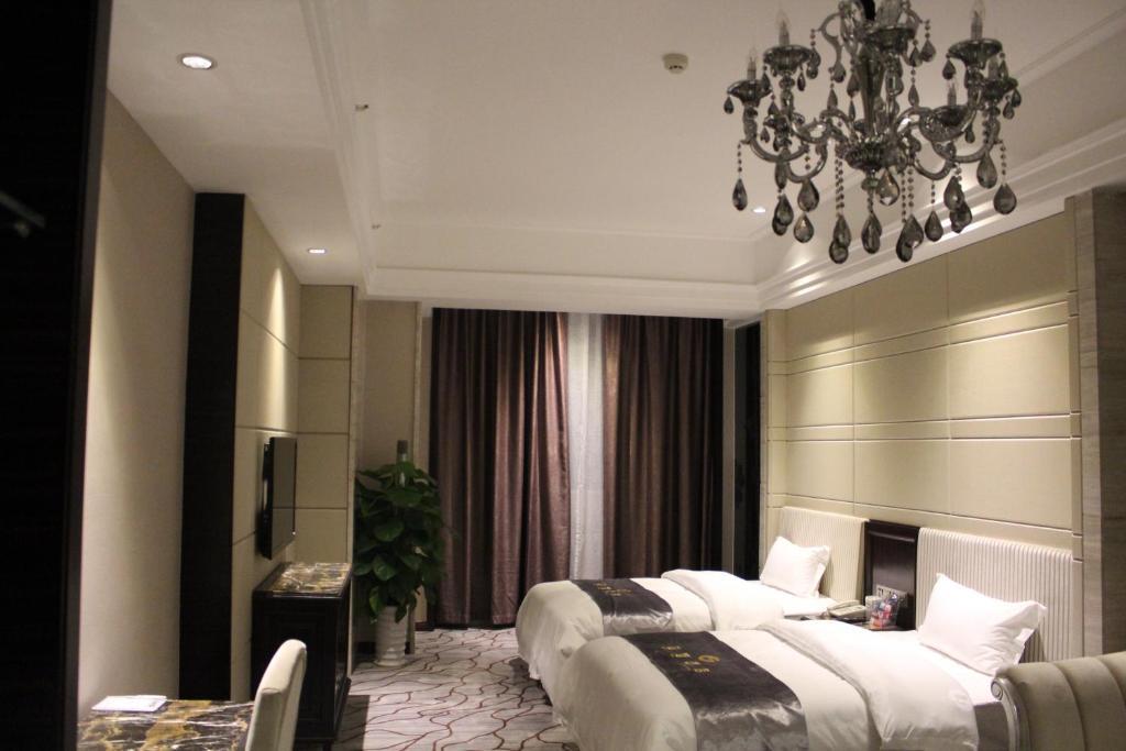 Junfu Hotel Cantón Habitación foto